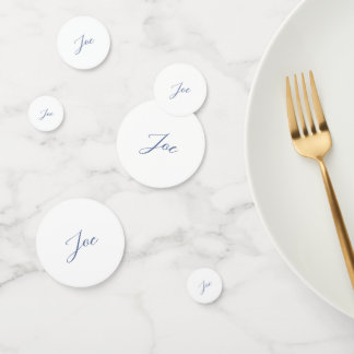 Confettis Bleu montagne sexe neutre anniversaire