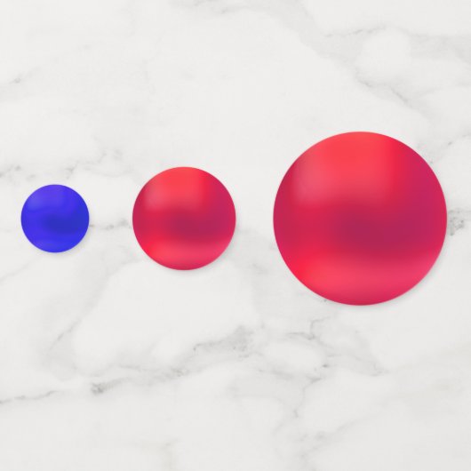 Confettis Bleu Rouge Blanc Patriotique (Devant)