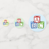Confettis Blocs ABC (Devant)