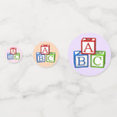 Confettis Blocs ABC (Derrière)