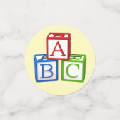 Confettis Blocs ABC (Petit recto)