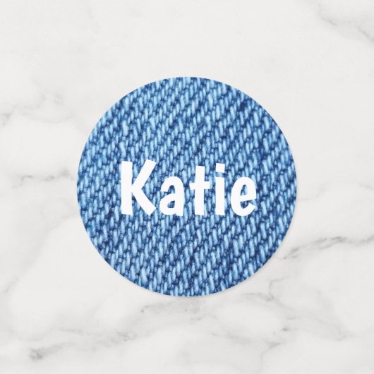 Confettis Blue Denim (Petit recto)