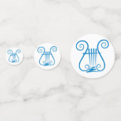 Confettis Blue Lyre (Derrière)