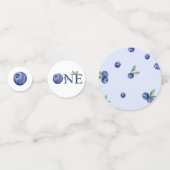 Confettis Blueberry garçon baies de premier anniversaire con (Devant)