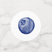 Confettis Blueberry garçon baies de premier anniversaire con (Petit recto)