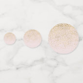 Confettis Blush Rose & Or Moderne Glam Party (Devant)