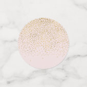 Confettis Blush Rose & Or Moderne Glam Party (Petit recto)