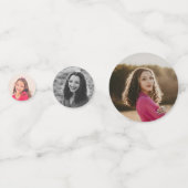 Confettis Boho Floral Aquarelle Fleur sauvage Graduation (Derrière)