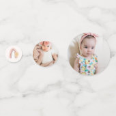 Confettis Boho Rainbow Sun Photo personnalisée (Devant)