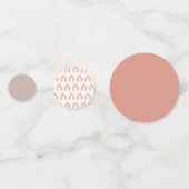 Confettis Boho Rainbow Sun Photo personnalisée (Derrière)