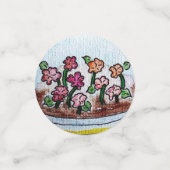 Confettis Bol de fleurs (Petit recto)