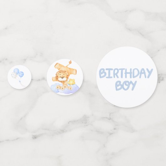 Confettis Bon garçon d'anniversaire (Derrière)