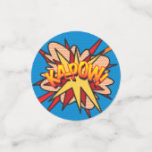 Confettis BONJOUR D'ANNIVERSAIRE amusant Retro Comic Book (Petit recto)