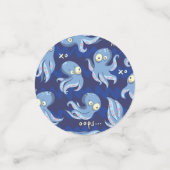 Confettis Boo Octopus Blue Kids Vêtements & Décor (Petit recto)