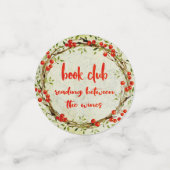 Confettis Book Club Lecture Entre Le Modèle Floral WInes (Petit recto)