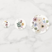 Confettis botaniques floraux modernes (Derrière)