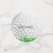 Confettis Boule de golf en herbe (Petit recto)