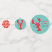 Confettis Boule de homard Anniversaire Fête Enfants mignons (Devant)