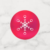 Confettis Boule de Noël, oiseau et elfe mignon (Petit recto)