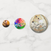 Confettis Boules de bowling (Devant)