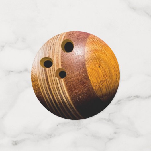 Confettis Boules de bowling (Petit recto)