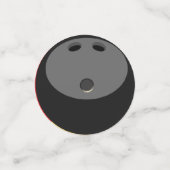 Confettis Boules de bowling et poubelles de bowling (Petit recto)