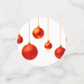 Confettis Boules de Noël (Petit recto)