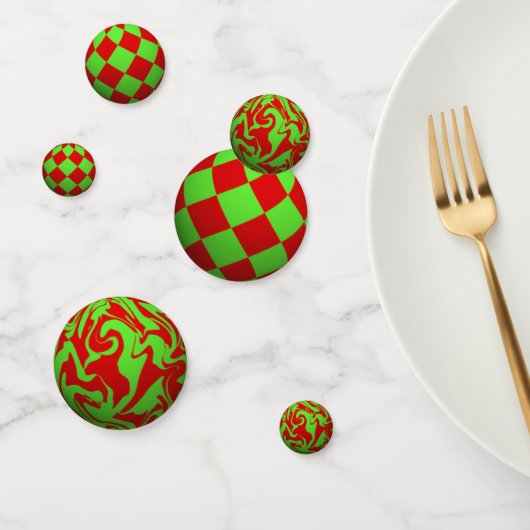 Confettis Boules de Noël 3D (Groupe)