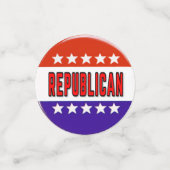 Confettis Bouton républicain (Petit recto)