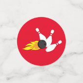 Confettis Bowling Anniversaire de enfant Party Cute Sports (Petit recto)