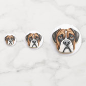 Confettis Boxer Chien 3D Inspiré (Derrière)