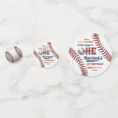 Confettis Boys Baseball 1er Anniversaire Photo (Devant)