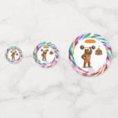 Confettis Brandon, l'ours fort du cirque (Derrière)