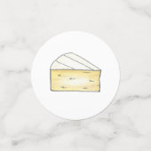Confettis Brie French Cheese Tasting Wedge Cocktail Party (Petit recto)
