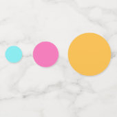 Confettis Bright Tie Dye Rainbow Hippie table d'anniversaire (Derrière)