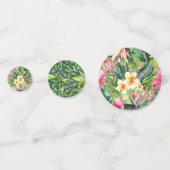 Confettis Bright Tropical Botanical Feuille Hawaï (Devant)