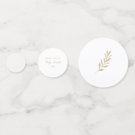 Confettis Brunch Neutral Boho Baby (Derrière)