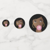 Confettis Bubblegum rose | Elle est prête à la pop (Devant)