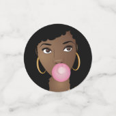 Confettis Bubblegum rose | Elle est prête à la pop (Petit recto)