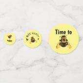 Confettis Bumblebees Jaunes Abees Heureux (Devant)