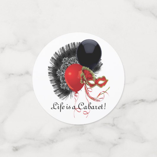 Confettis Cabaret (Petit recto)