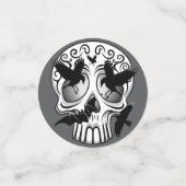 Confettis Calaveras décoratives Halloween (Petit recto)