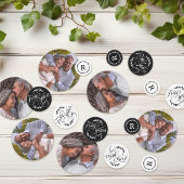 Confettis Calligraphie de verdure 40e anniversaire de Mariag