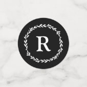 Confettis Calligraphie de verdure 60e anniversaire de Mariag (Petit recto)