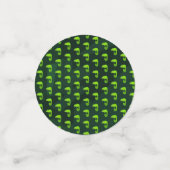 Confettis Caméléon vert mignon (Petit recto)