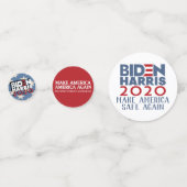 Confettis Campagne Biden Harris 2020 Parti Électoral América (Derrière)