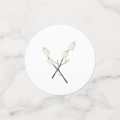 Confettis Camping Anniversaire Fête Bleue Tente Photo (Petit recto)