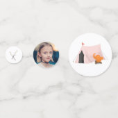 Confettis Camping Anniversaire Pink Tente Photo (Devant)