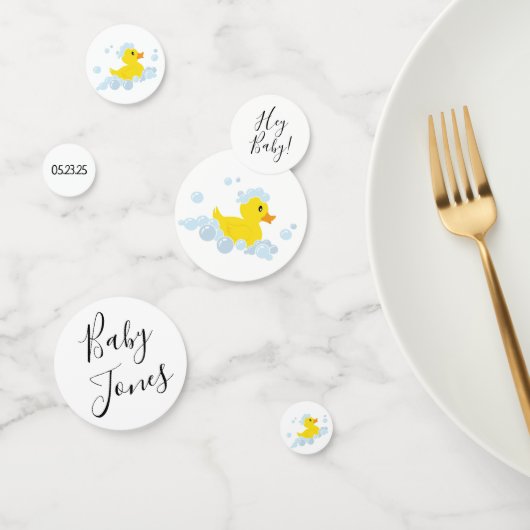 Confettis Canard en caoutchouc (Groupe)