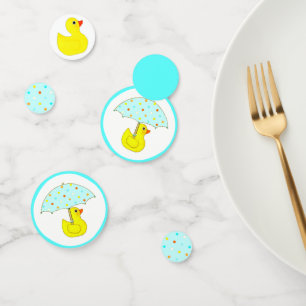 Confettis Canard en caoutchouc pour Baby Shower